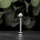 Piercing Labret - Stahl - Silber - 1.6mm