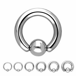 Piercing Klemmring - Stahl - Silber - 2.0mm bis 6.0mm