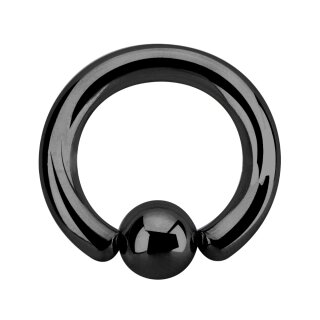 8mm Stahl Einfacher Klemmkugel Ring Ohr Brust Intim Piercing Schmuck Clip Ball 