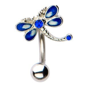 Piercing Banane - Libelle - Blau
