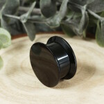 Classic Plug - Gewinde - Schwarz 16 mm