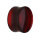 Glas Plug - Rot 12 mm