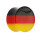 Ohr Plug - Flagge - Deutschland 8 mm