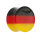 Ohr Plug - Flagge - Deutschland 10 mm