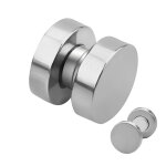 Magnet Fake Plug - Stahl - Silber